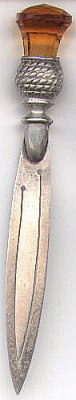 silver bookmark: Chrisford and Norris - England c. 1920/1940