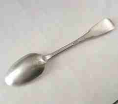 silver spoon, possibly Swiss