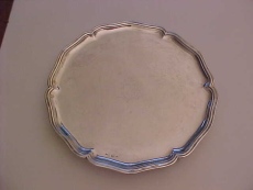 Spanish 18th century silver salver