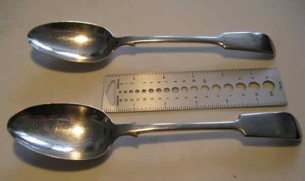 silver plate spoons made by Elkington