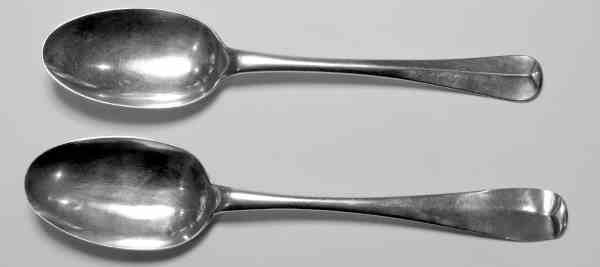 Silver spoons of unknown origin