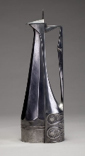 Pewter decanter by Josef Maria Olbrich