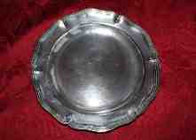 18th century silver plate