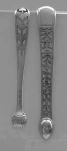 Sugar tongs, Prague before 1824 and Paris 1809-38