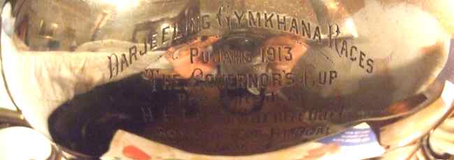 Governor Cup presented  by Lord Carmichael for Darjeeling Gimkhana Races 1913