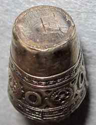 Brass thimble in a private collection