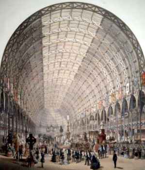 the building of the Great Industrial Exhibition 1853