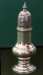 Baluster Caster by Samuel Wood London 1758/9