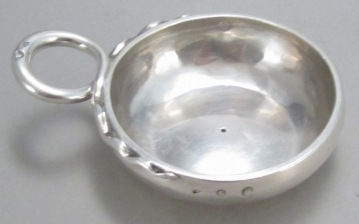 French silver wine tester