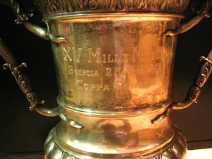 Mille Miglia 1948 race trophy dedication