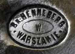 Mark for Wola branch of Bros. Henneberg foundry: WFA year - c.1915