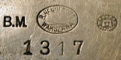 Jubilee mark for silver-plated hollow ware: c.1906