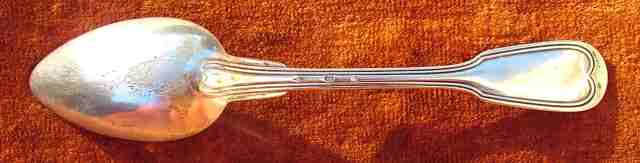  'Filet' (or 'Chinon') model of Christofle cutlery