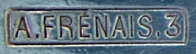 late mark for flat/hollow ware items made from mtal extra-blanc after c.1902