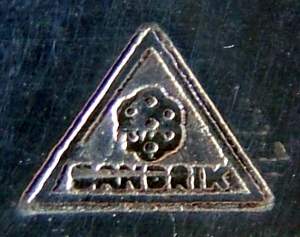 The original Sandrik mark invented in the thirties to mark the flatware products