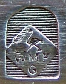 Art Nouveau WMF ostrich cutlery mark, used between 1903 and 1930