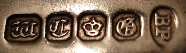 unidentified silver plate mark