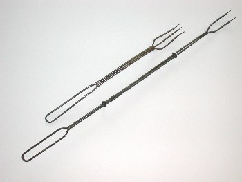 American kitchen toasting forks, made from wire