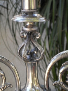 silver candlestick from Danzig