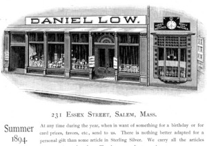 a page from Summer 1894 Daniel Low, 231 Essex Street, Salem, Mass. catalog