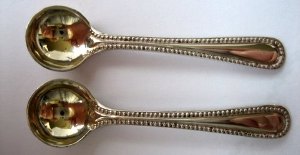 Pair of Silver Spoons, London 1872