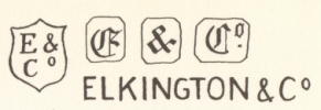 Elkington hallmark 1900 onwards