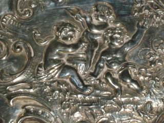 French silver sweetmeat dish