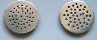 pair of pepper castors - Calcutta 1860/1914