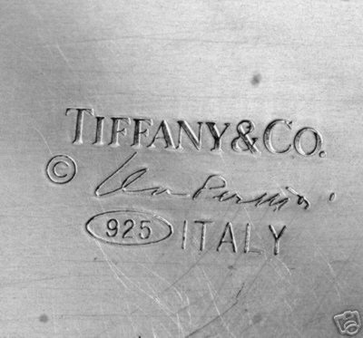 tiffany and company markings