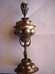 Judaica silver cup